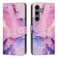 thumbnail image 1 of Allytechgroup for Samsung Galaxy A16 5G Wallet Case, Premium PU  Leather Flip Stand Cards Slots Shockproof Protective Magnetic Closure Hand Wrist Phone Case for Samsung Galaxy A16 5G, Purple, 1 of 8