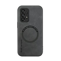 Allytechgroup for Samsung Galaxy A25 5G Case, Compatible with Magsafe & Car Mount Slim Fit Shockproof Anti-Scratch Bumper Drop Protection Magnetic Phone Case for Samsung Galaxy A25 5G, Gray