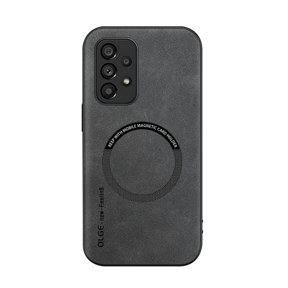 Allytechgroup for Samsung Galaxy A25 5G Case, Compatible with Magsafe & Car Mount Slim Fit Shockproof Anti-Scratch Bumper Drop Protection Magnetic Phone Case for Samsung Galaxy A25 5G, Gray