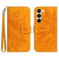 thumbnail image 1 of Allytechgroup for Samsung Galaxy A26 5G Case, Embossed Sunflower PU Leather & TPU Anti-Scratch Shockproof Magnetic Button Protective Kickstand Case for Samsung Galaxy A26 5G, Yellow, 1 of 7