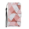thumbnail image 1 of Allytechgroup for Samsung Galaxy A26 5G Flip Case, Rich Pattern with Card Slots and Credict Slots Magnetic Clasp Soft Shockproof Leather Protective Case with Lanyard - Grid Marble, 1 of 7