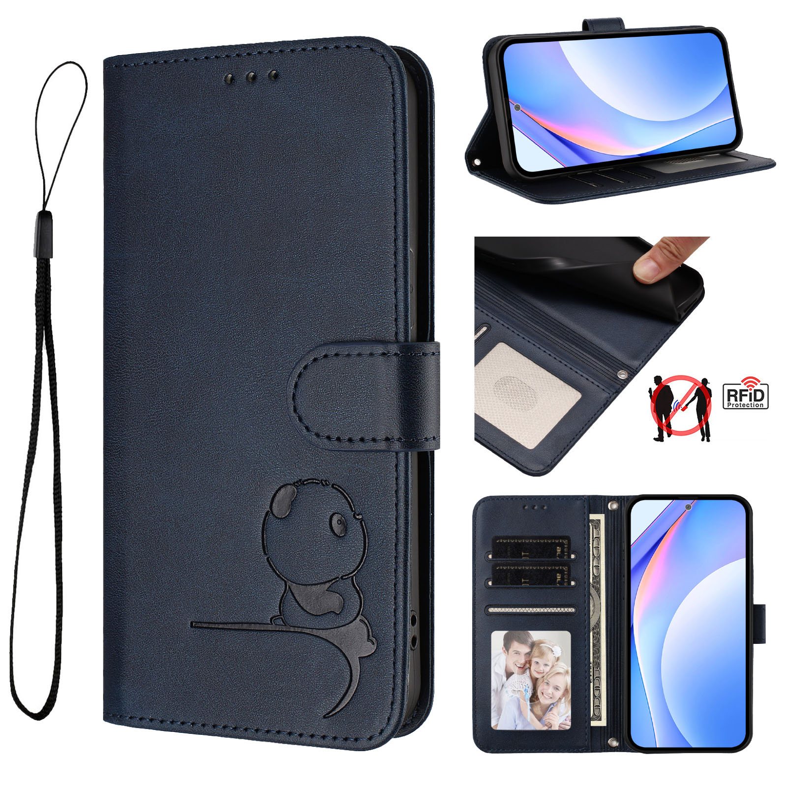Allytechgroup for Samsung Galaxy A27 Flip PU Leather Wallet Case, Built ...