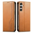thumbnail image 1 of Allytechgroup for Samsung Galaxy A35 Wallet Case for Women Men, PU Leather Retro Cards Slots Magnetic Closure Flip Cover Stand Shockproof Phone Case Cover for Samsung Galaxy A35, Brown, 1 of 12