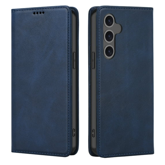 Allytechgroup Samsung Galaxy A36 5G Case, Shockproof Wallet Phone Case for Samsung Galaxy A36 5G, RFID Blocking PU Leather Flip Folio Cover with Card Slots & Magnetic Closure for Women Men,Darkblue