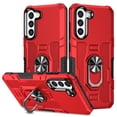 thumbnail image 1 of Allytechgroup for Samsung Galaxy A55 Case with Stand, [Built-in Kickstand] Support Magnetic Car Phone Mount Military Grade Drop Protection Phone Case for Samsung Galaxy A55, Red, 1 of 10