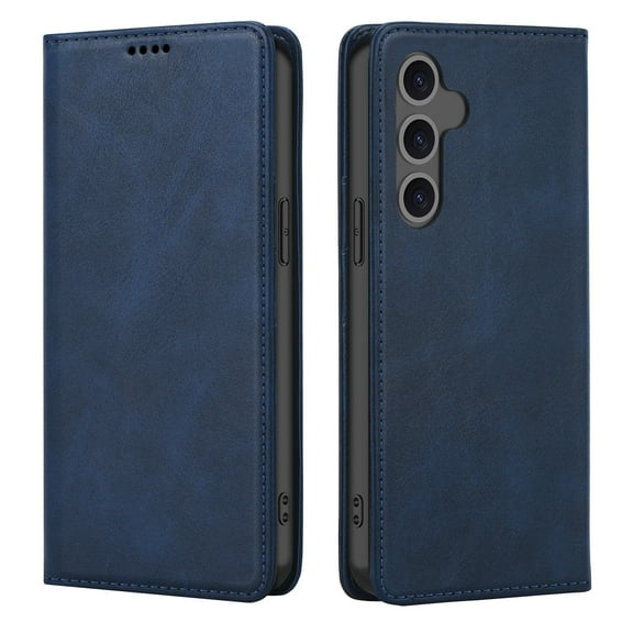 Allytechgroup Samsung Galaxy A56 5G Case, Shockproof Wallet Phone Case for Samsung Galaxy A56 5G, RFID Blocking PU Leather Flip Folio Cover with Card Slots & Magnetic Closure for Women Men,Darkblue