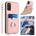 thumbnail image 1 of Allytechgroup Samsung Galaxy S20 FE Wallet Case for Women Men, Premium PU Leather Shockproof Hand Wrist Slim Fit Back Cover Phone Case for Samsung Galaxy S20 FE, Rosegold, 1 of 6