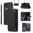 thumbnail image 1 of Allytechgroup for Samsung Galaxy S20 Ultra Wallet Case, Premium PU Leather Magnetic Buckle Zipper Pocket Card Slots Flip Stand Protective Cover with Hand Strap & Shoulder Strap - Black, 1 of 11