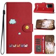 thumbnail image 1 of Allytechgroup for Samsung Galaxy S20 Ultra Wallet Cover, Samsung Galaxy S20 Ultra Wallet Case with Strap, PU Leather Shock Absorption Folio Flip Stand Card Slots Wallet Magnet Cover Case - Red, 1 of 8