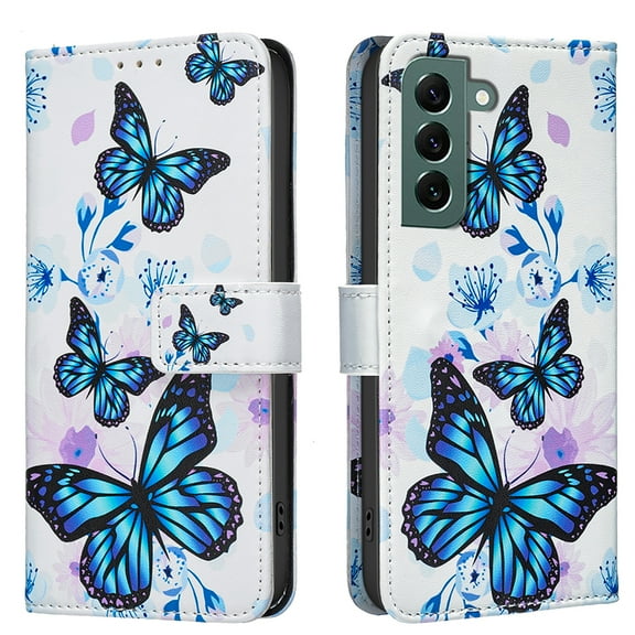 Allytechgroup Samsung Galaxy S21 Case Wallet Cover with Card Slots & Cash Pocket, Flip Folio Phone Case for Apple Samsung Galaxy S21, Shockproof Stand Feature Premium PU Leather Case for Women Girls