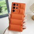 thumbnail image 1 of Allytechgroup for Samsung Galaxy S21 Ultra Case, Buffer Back Cover Stylish Design Shockproof Soft Silicone Rugged Anti-Scratch Phone Case Cover for Samsung Galaxy S21 Ultra, Orange, 1 of 7