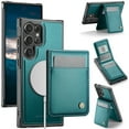 thumbnail image 1 of Allytechgroup for Samsung Galaxy S21 Ultra Case, Pu Leather Detachable Cards Holder 2 In 1 Wallet Case Comaptible with Magsafe Kickstand Magnetic Shockproof Back Cover for Galaxy S21 Ultra, Blue, 1 of 7