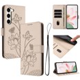 thumbnail image 1 of Allytechgroup for Samsung Galaxy S23 Plus Flip Wallet Case, PU Leather Protective Case Cover with Credit Card Slot & Cash Slot Shock-Absorbent TPU Anti-Scratch Bumper for Women Girls, Beige, 1 of 9