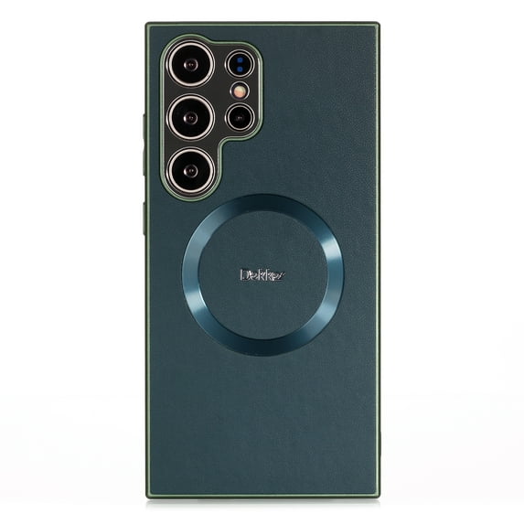 Allytechgroup for Samsung Galaxy S23 Ultra Case, Compatible with MagSafe Wireless Charging Premium Shockproof Magnetic Cover Case for Apple Samsung Galaxy S23 Ultra, Darkgreen