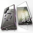 thumbnail image 1 of Allytechgroup for Samsung Galaxy S23 Ultra Case with Tempered Glass Screen Protector, Support Wireless Charging Lightweight Shockproof Protective Full Body Cover for Samsung Galaxy S23 Ultra, Purple, 1 of 6