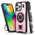 thumbnail image 1 of Allytechgroup Samsung Galaxy S24 FE Case with Ring Holder Stand, Military Grade Shockproof Heat Dissipation Drop Proof Bumper Phone Case for Samsung Galaxy S24 FE, Rosegold, 1 of 8