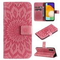 thumbnail image 1 of Allytechgroup for Samsung Galaxy S24 FE Case Wallet, Sunflower Embossed PU Leather Flip Cover Stand Hand Strap Shockproof Stylish Cards Slots Phone Case for Samsung Galaxy S24 FE, Pink, 1 of 6