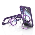 thumbnail image 1 of Allytechgroup Samsung Galaxy S24 Plus Case with Camera Lens Protector, Rugged Shockproof Kickstand Bumper Ring Holder Slim Fit Drop Proof Phone Case for Samsung Galaxy A26 5G, Darkpurple, 1 of 8