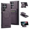 thumbnail image 1 of Allytechgroup Samsung Galaxy S24 Ultra Case – Detachable Wallet Case with Shockproof Bumper, Magnetic Back Cover MagSafe Compatibility Anti-Scratch 2 in 1 Phone Case for Galaxy S24 Ultra,Purple, 1 of 8
