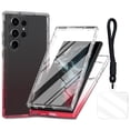 thumbnail image 1 of Allytechgroup for Samsung Galaxy S24 Ultra Case with Lanyard, Gradient Color Dual-Layer Anti-Yellowing TPU Cover Anti-Scratch Clear Shockproof Phone Case for Samsung Galaxy S24 Ultra,Pink, 1 of 6