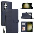 thumbnail image 1 of Allytechgroup for Samsung Galaxy S24 Wallet Case, Stylish Phone Case with Card Slots RFID Blocking Flip Stand PU Leather Shockproof Convenient Hand Wrist Case Cover for Galaxy S24,Blue, 1 of 9