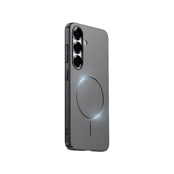 Allytechgroup for Samsung Galaxy S25 Case, Compatible with Magsafe Anti-Scratch Ultra Slim Fit Shockproof Caerma Lens Protective Bumper Phone Case for Samsung Galaxy S25, Black