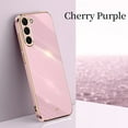 thumbnail image 1 of Allytechgroup for Samsung Galaxy S25 Case, Electroplating Design Shockproof Slim Fit Anti-Scratch Bumper Phone Case Cover for Samsung Galaxy S25 for Women Men, Purple, 1 of 6