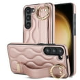thumbnail image 1 of Allytechgroup for Samsung Galaxy S25 Case, Premium PU Leather Shockproof Ring Holder Kickstand Hand Strap Drop Protection Stylish Phone Case for Samsung Galaxy S25, Rosegold, 1 of 8