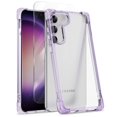 thumbnail image 1 of Allytechgroup for Samsung Galaxy S25+ Case with Screen Protector, Clear Back Cover Corner Protective Anti-Scratch Hybrid TPU PC Drop Proof Phone Case for Samsung Galaxy S25+ Plus, Purple, 1 of 7