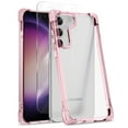 thumbnail image 1 of Allytechgroup for Samsung Galaxy S25+ Case with Screen Protector, Clear Back Cover Corner Protective Anti-Scratch Hybrid TPU PC Drop Proof Phone Case for Samsung Galaxy S25+ Plus, Pink, 1 of 7
