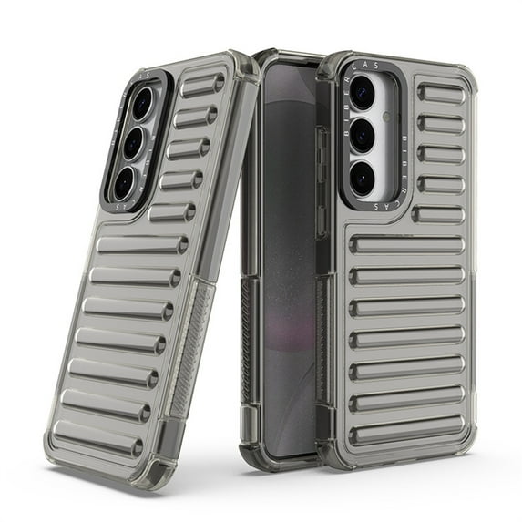 Allytechgroup for Samsung Galaxy S25+ Case, Translucent Anti-Slip Shockproof Bumper Drop Protection Slim Lightweight Phone Case Compatible with Samsung Galaxy S25+, Black