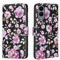 Allytechgroup Samsung Galaxy S25 Edge Case Wallet Cover with Card Slots & Cash Pocket, Flip Folio Phone Case for Apple Samsung Galaxy S25 Edge, Shockproof Stand PU Leather Case for Women Girls