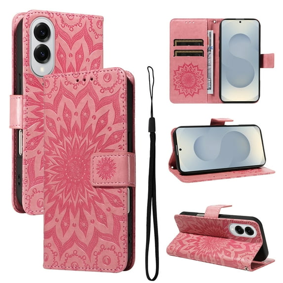 For Honor Pad 9 Case Butterfly Flower Leather Flip Card Slots Tablet Cover Green Sku660206340a