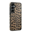 thumbnail image 1 of Allytechgroup for Samsung Galaxy S25+ Plus Case,[Compatible with MagSafe] [Military Grade Drop Protection] Magnetic PU Leather Soft TPU Bumper Hard PC Back Shockproof Anti-slip Leopard Case, Yellow, 1 of 10