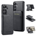thumbnail image 1 of Allytechgroup Samsung Galaxy S25+ Plus Case,  Detachable Wallet Case with Shockproof Bumper, Magnetic Back Cover MagSafe Compatibility Anti-Scratch 2 in 1 Phone Case for Galaxy S25+, Black, 1 of 8