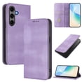 thumbnail image 1 of Allytechgroup for Samsung Galaxy S25 Plus/S25+ Case Folio Stand [RFID Blocking] Wireless Charging Magnetic Wallet Cover with Card Holder/Cash Pocket PU Leather Soft TPU Shockproof Cover, Purple, 1 of 16