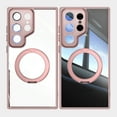 thumbnail image 1 of Allytechgroup Samsung Galaxy S25 Ultra Case with Camera Lens Protector, Rugged Shockproof Kickstand Bumper Ring Holder Slim Fit Drop Proof Phone Case for Samsung Galaxy S25 Ultra, Pink, 1 of 8