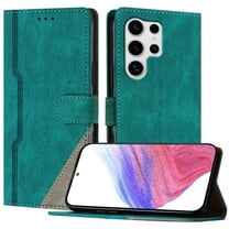 Allytechgroup for Samsung Galaxy S25 Ultra Wallet Case, Slim Lightweight PU Leather Flip Stand Cards Holder Shockproof Wallet Case Protective Back Cover Bumper for Galaxy S25 Ultra Women Men, Green