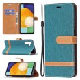 thumbnail image 1 of Allytechgroup for Samsung Galaxy S25 Wallet Case, PU Leather Folio Flip Stand Cards Holder Hand Wrist Shockproof Anti-Scratch Wallet Case Cover for Samsung Galaxy S25, Green, 1 of 8