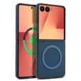 thumbnail image 1 of Allytechgroup for Samsung Galaxy Z Flip 3 Case, Magnetic Back Cover Shockproof Anti-Scratch Wireless Charging Compatible Lightweight Protective Case for Samsung Galaxy Z Flip 3, Blue, 1 of 7