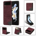 thumbnail image 1 of Allytechgroup for Samsung Galaxy Z Flip 6 Wallet Case with Zipper Pocket, PU Leather RFID Blocking Slim Fit Cards Slots Shockproof Flip Stand Hand Wrist Phone Case for Samsung Galaxy Z Flip 6, Winered, 1 of 10