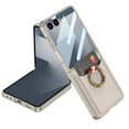 thumbnail image 1 of Allytechgroup For Samsung Galaxy Z Flip 7 Case with Build in Screen Protector, Rugged Shockproof Non-Slip Lightweight Protective Cover with Ring Holder Bumper Phone Case for Samsung Galaxy Z Flip 7, 1 of 8