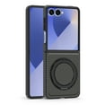 thumbnail image 1 of Allytechgroup for Samsung Galaxy Z Flip 7 Case with Kickstand, Support Wireless Charging Protection Against Drops & Bumper Reliable Lens & Screen Protection Shockproof Magnetic Back Cover, Gray, 1 of 7