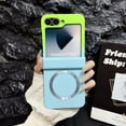 thumbnail image 1 of Allytechgroup for Samsung Galaxy Z Flip 7 FE/ Z Flip 6 Protective Case, Hard PC Back Cover Anti-Scratch Shock-Absorbent Anti-Fingerprint Non-Slip Wireless Charging Support for Women Girls, E, 1 of 8