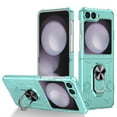 thumbnail image 1 of Allytechgroup for Samsung Galaxy Z Flip 7 Magnetic Case, Compatible with Car Mount Shockproof Ring Holder Anti-Scratch Bumper Slim Hard PC Cover Phone Case for Samsung Galaxy Z Flip 7, Skyblue, 1 of 11