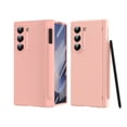thumbnail image 1 of Allytechgroup for Samsung Galaxy Z Fold 4 Case with Stylus Pen + Pen Holder + Screen Protector, Full Body Protective Hinge Protection Rugged Case for Women Men, Pink, 1 of 7