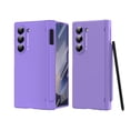 thumbnail image 1 of Allytechgroup for Samsung Galaxy Z Fold 4 Case with Stylus Pen + Pen Holder + Screen Protector, Full Body Protective Hinge Protection Rugged Case for Women Men, Purple, 1 of 7