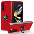 thumbnail image 1 of Allytechgroup for Samsung Galaxy Z Fold 7 Case, Slim Lightweight Shell with Ring Holder Stand Compatible with Car Mount Shockproof Protective Cover for Samsung Galaxy Z Fold 7, Red, 1 of 8