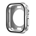 thumbnail image 1 of Allytechgroup Screen Protector Case for Apple Watch Series 10 46mm, Full Body Protection Dustproof Anti-Scratch Bumper Drop Proof Case Cover for iWatch Series 10 46mm, Silver, 1 of 5