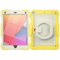 thumbnail image 1 of Allytechgroup Screen Protector Case for Apple iPad 6th 5th Generation 9.7" 2018/2017, Heavy Duty Protective Build-in Pencil Holder Handle Stand Rugged Bumper Case Kids Friendly,Yellow, 1 of 11